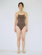 【seasaltsea】REVERSIBLE NEWSPAPER SWIM SUIT - ORANGE