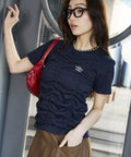 【UMBRO × PUBLUX】褶皺LOGO短袖 - 3 colors
