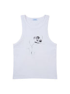 【PISCESS】[X DOY] Big Flower Sleeveless Top - 2 Colors