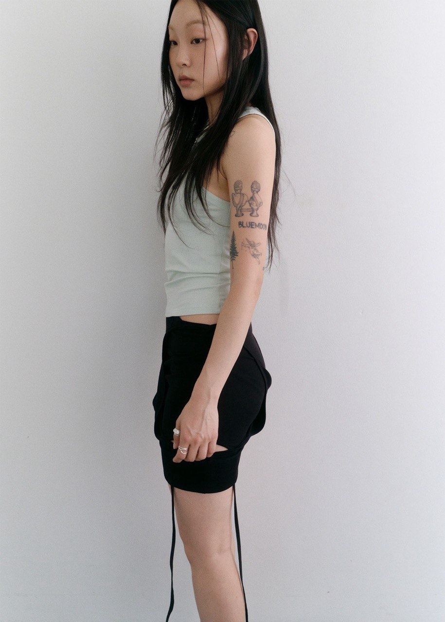 【PISCESS】[X DOY] Big Flower Sleeveless Top - 2 Colors