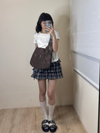 【Leterie】BUCKLE REVERSIBLE SHOULDER BAG [5 colors]