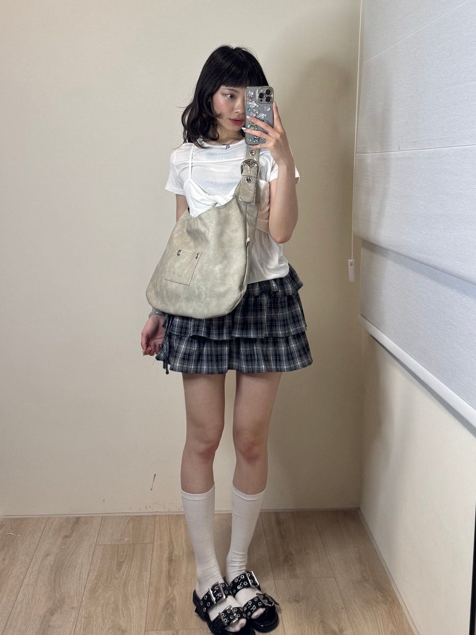 【Leterie】BUCKLE REVERSIBLE SHOULDER BAG [5 colors]