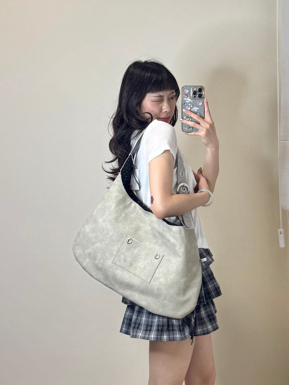 【Leterie】BUCKLE REVERSIBLE SHOULDER BAG [5 colors]