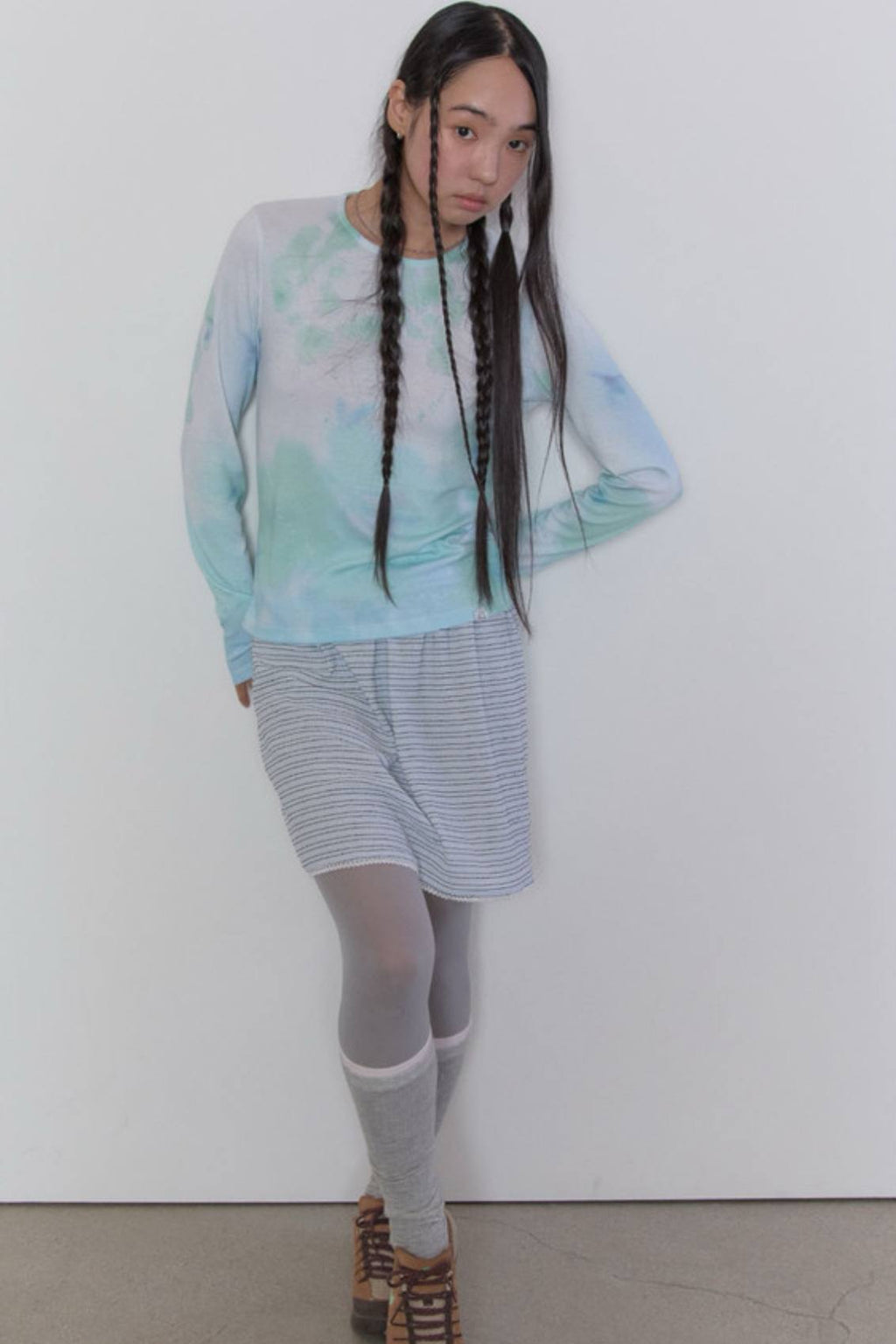 【typeservice】Water Bloom Top [ Mint ]