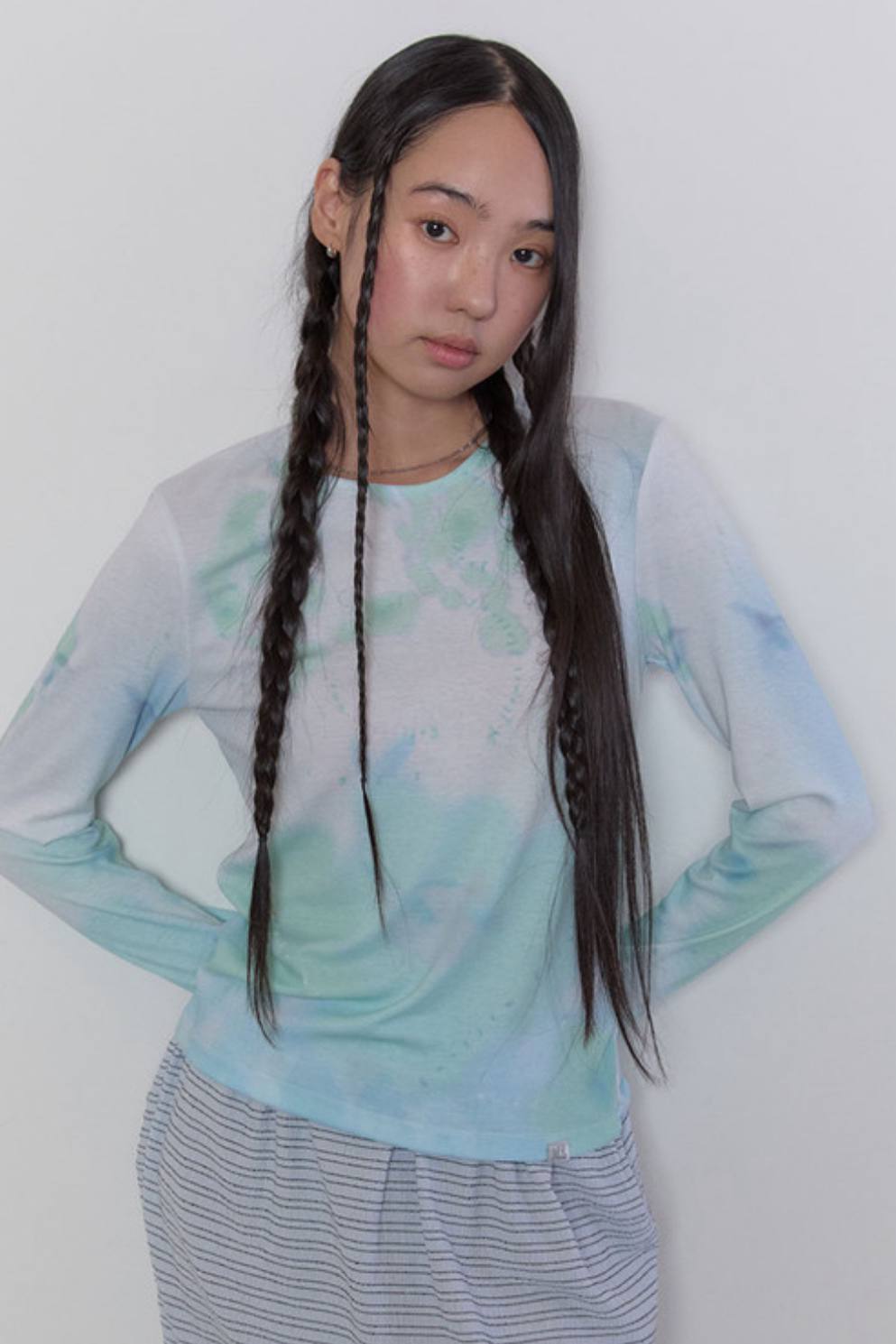 【typeservice】Water Bloom Top [ Mint ]