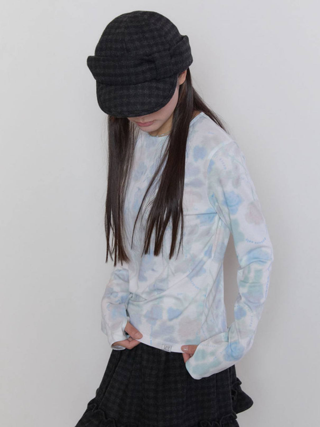 【typeservice】Hazy Petal Top [ White ]