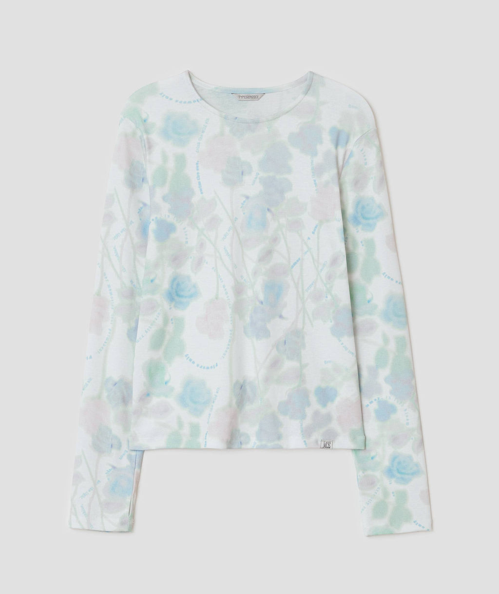 【typeservice】Hazy Petal Top [ White ]