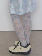 【typeservice】Powder Mist Tights [Brown / Gray ]