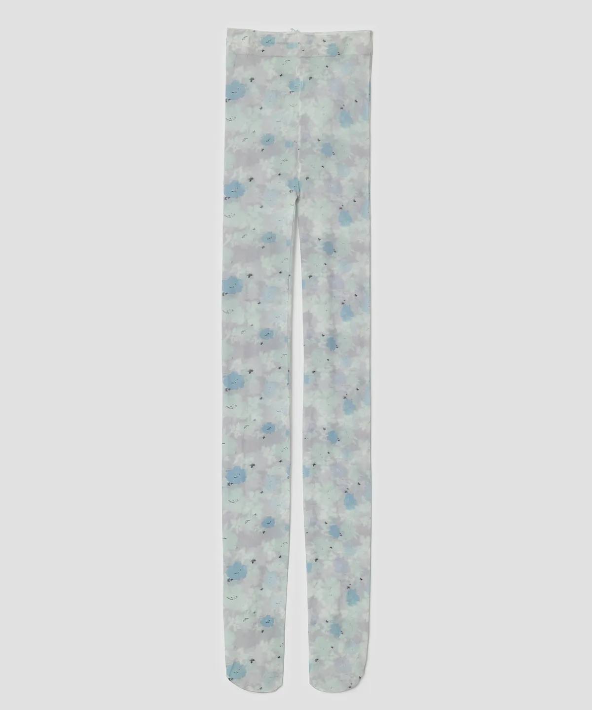 【typeservice】Powder Mist Tights [Brown / Gray ]