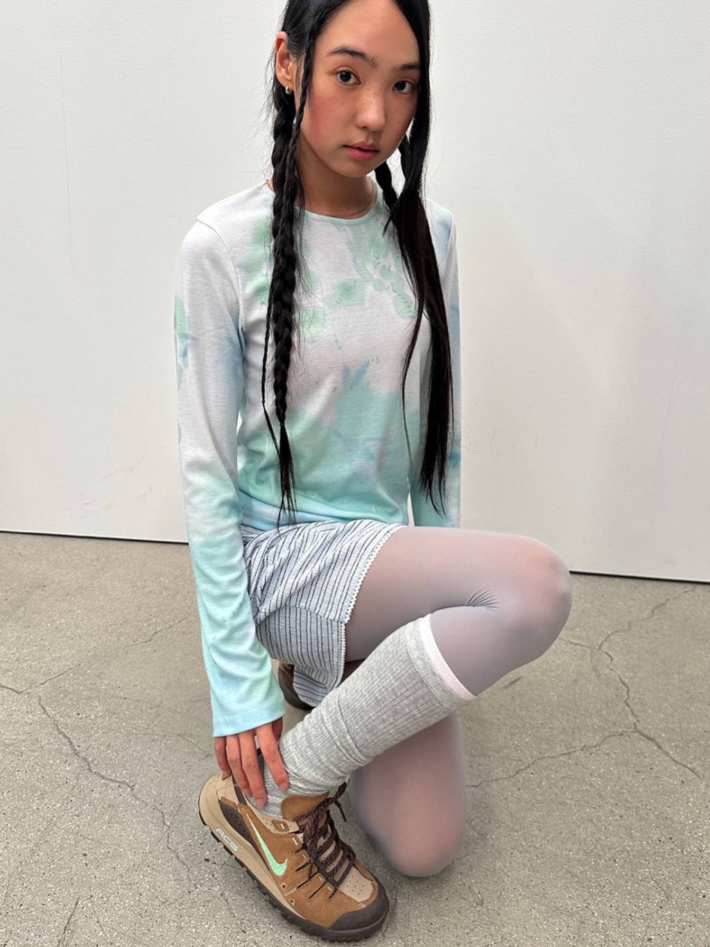 【typeservice】Water Bloom Top [ Mint ]