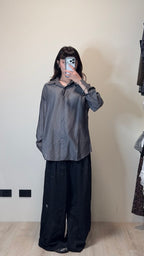 兩件式透明感襯衫