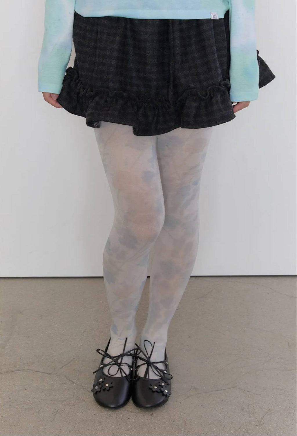 【typeservice】Hazy Petal Tights [ White ]