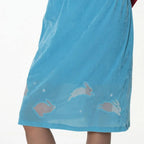 【CRANK】LUCKY BUNNY SKIRT [ purple / blue / camel ]