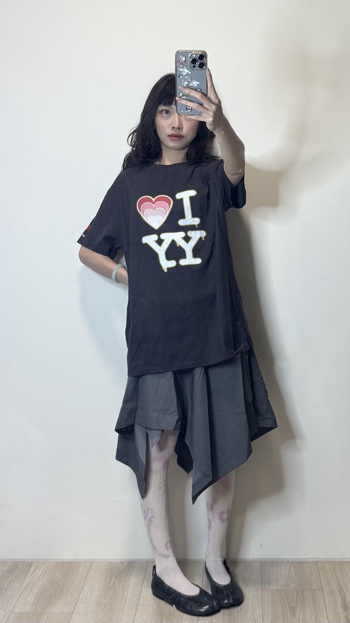 【OPEN YY】I❤️YY T-SHIRT [灰色現貨]