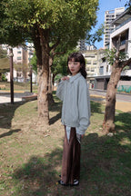 光澤緞面長裙