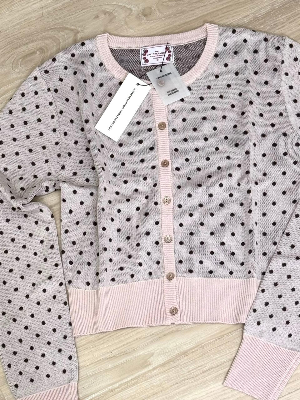 【SCULPTOR】Polka Dot Cardigan - 3 colors