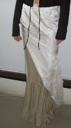 【SCULPTOR】Jacquard Layered Skirt - 2 colors