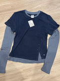 【TCM】 layered button long sleeve - 2 colors