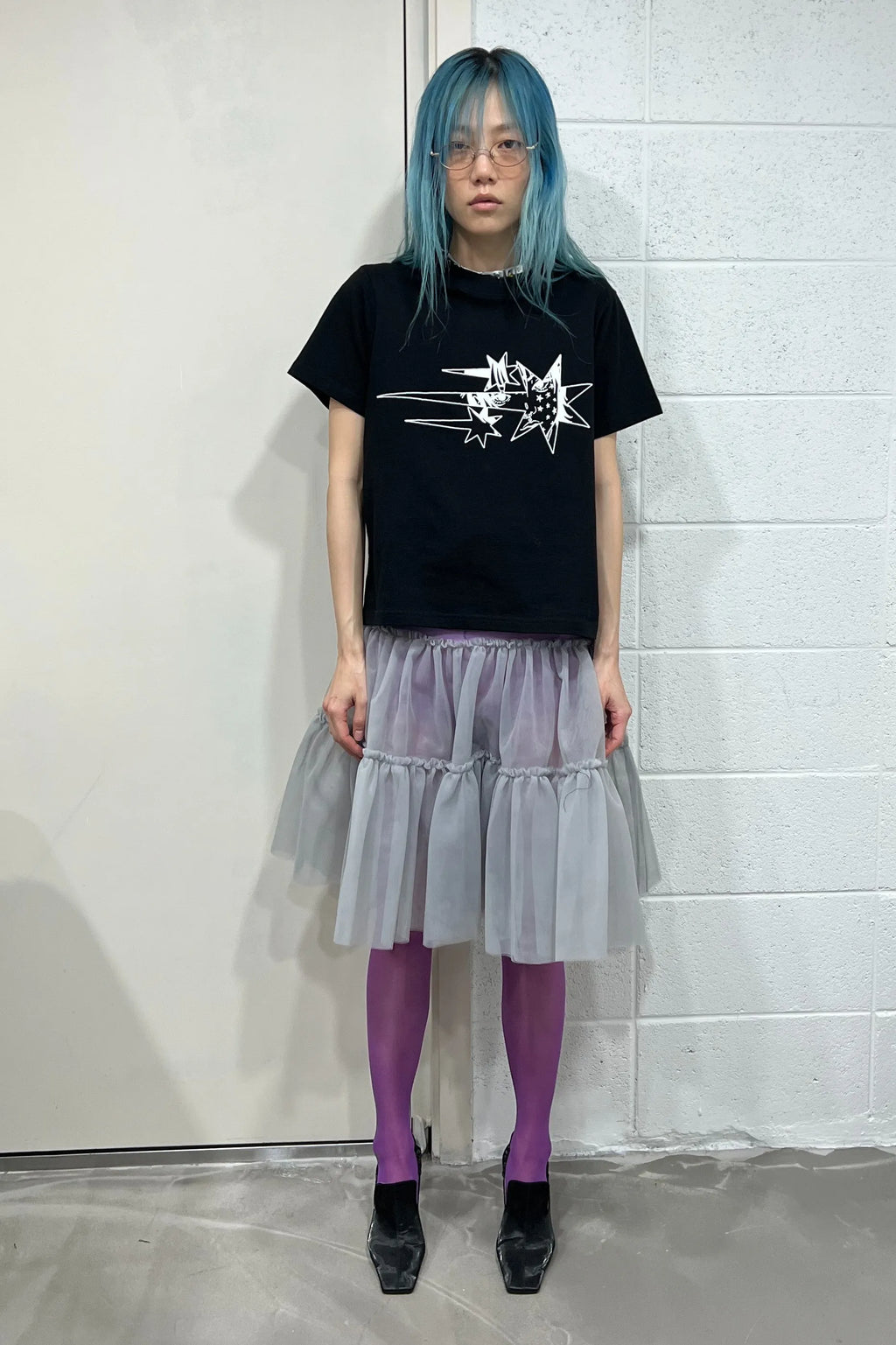 【niceghostclub】anime star tee [White / Black / Red]